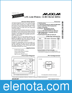 Maxim MAX187 datasheet