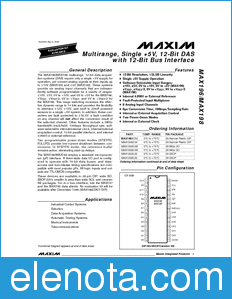 Maxim MAX196 datasheet