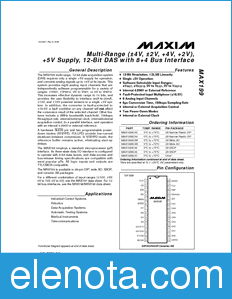 Maxim MAX199 datasheet