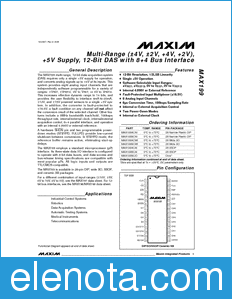 Maxim MAX199 datasheet