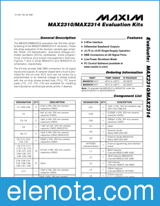 Maxim MAX2310 datasheet