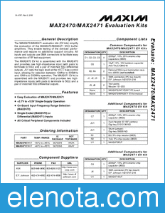 Maxim MAX2470 datasheet