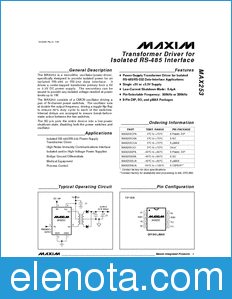 Maxim MAX253 datasheet