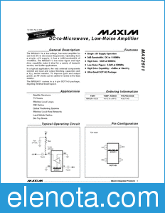 Maxim MAX2611 datasheet