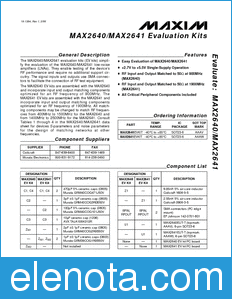 Maxim MAX2640 datasheet
