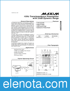 Maxim MAX3260 datasheet