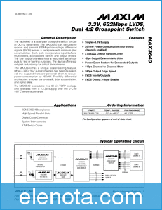 MAXIM - Dallas Semiconductor MAX3640 datasheet