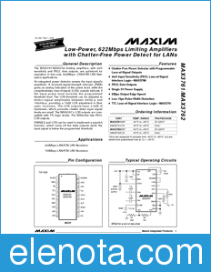 Maxim MAX3761 datasheet