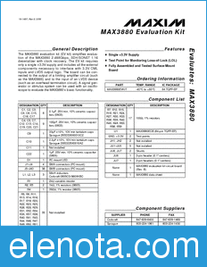 Maxim MAX3880EVKIT datasheet