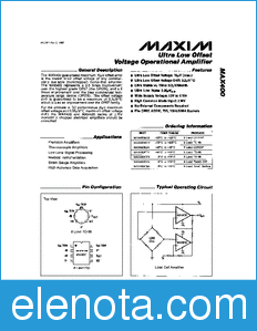 Maxim MAX400 datasheet