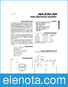 Maxim MAX404 datasheet