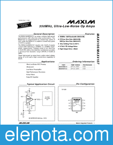 Maxim MAX4106 datasheet