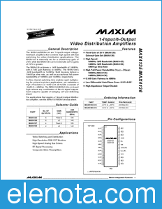 Maxim MAX4135 datasheet