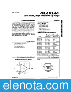 Maxim MAX427 datasheet