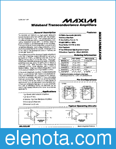 Maxim MAX435 datasheet