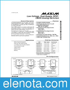 Maxim MAX4503 datasheet