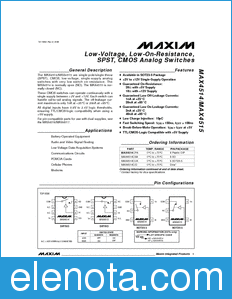 Maxim MAX4514 datasheet