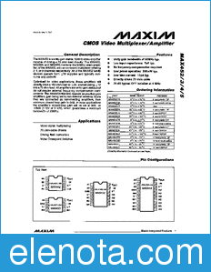 Maxim MAX452/MAX453 datasheet
