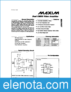 Maxim MAX457 datasheet
