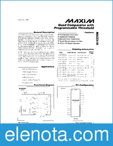 Maxim MAX516 datasheet