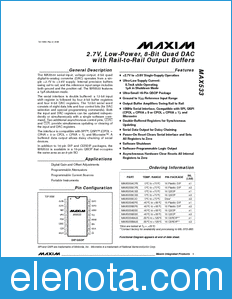Maxim MAX533 datasheet