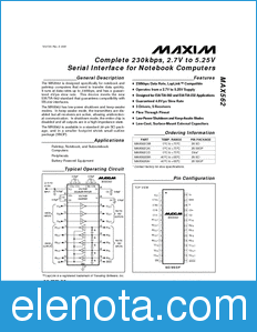 Maxim MAX562 datasheet