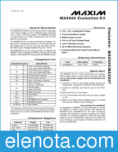 Maxim MAX606 datasheet
