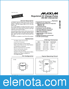 Maxim MAX619 datasheet
