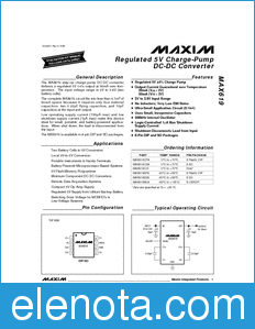 Maxim MAX619 datasheet