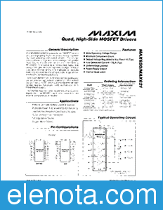 Maxim MAX620 datasheet