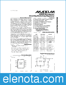 Maxim MAX634 datasheet