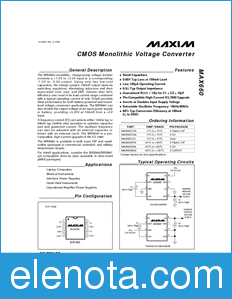 Maxim MAX660 datasheet