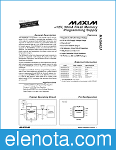 Maxim MAX662A datasheet