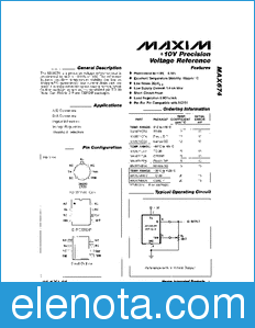 Maxim MAX674 datasheet