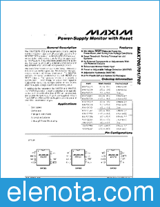 Maxim MAX700 datasheet