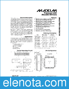 Maxim MAX7231 datasheet