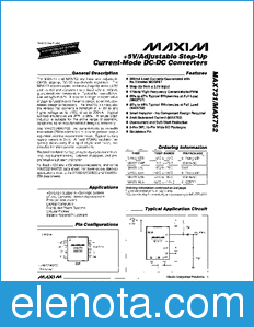 Maxim MAX731 datasheet