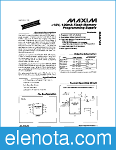 Maxim MAX734 datasheet
