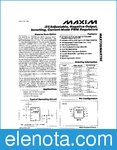 Maxim MAX735 datasheet
