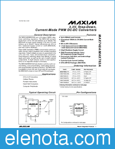 Maxim MAX748A datasheet