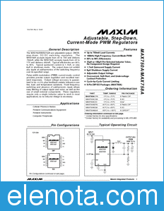 Maxim MAX750A datasheet