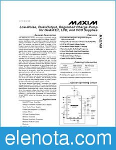 Maxim MAX768 datasheet