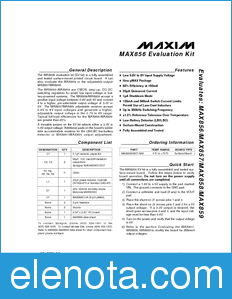 Maxim MAX856EVKIT datasheet
