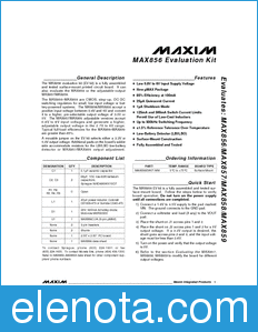 Maxim MAX856EVKIT datasheet