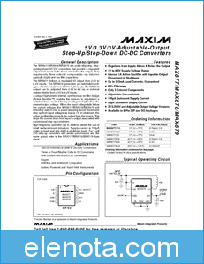 Maxim MAX877 datasheet