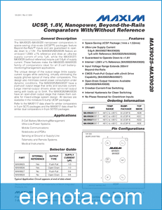 MAXIM - Dallas Semiconductor MAX9028 datasheet
