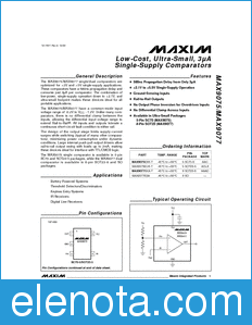 Maxim MAX9075 datasheet