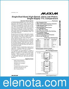 Maxim MAX908 datasheet