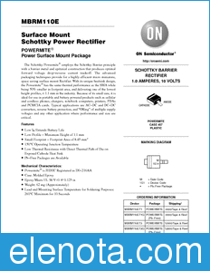 ON Semiconductor MBRM110E datasheet
