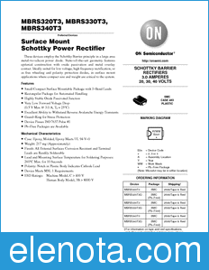 ON Semiconductor MBRS320T3 datasheet